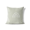 thumbnail image 2 of Plain Bows Light Green Throw Pillow, 2 of 4
