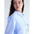 thumbnail image 4 of Scoop Women's and Women's Plus Utility Shirt, Sizes XS-4X, 4 of 5