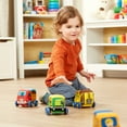 Melissa & Doug PullBack Construction Vehicles Soft Baby Toy Play Set