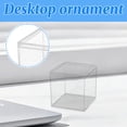 thumbnail image 3 of dgysar 4x4x4in Clear Acrylic Square Box Transparent Display Packaging Case with Cover for Jewelry Candy Craft C 6cm*6cm, 3 of 5