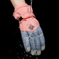 thumbnail image 4 of Fesfesfes Women Ski Gloves Winter Warm Cozy Outdoor Windproof Snowboard Gloves For Youth Skiing Snowboarding Motorcycling Shoveling Gloves or, 4 of 7