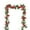 Red, variant on Flower Garland 1 Pcs 36FT Artificial Rose Vine Flowers with Green Leaves Hanging Floral Garland for Backdrop Wedding Wall Arch Christmas Room Party Table Decor Hot Pink