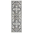 thumbnail image 4 of MeyJey Boho Indoor Hallway Runner Rug 2.6'x8', Oriental Non Slip Machine Washable Area Rug Distressed Vintage Floor Carpet for Bedroom Kitchen Dinning/Living/Laundry Room, Gray/Brown, 4 of 14