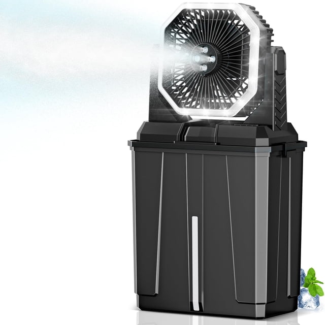 Ventilador de nebulización Orteen portátil recargable de 8 L con batería de 24000 mAh