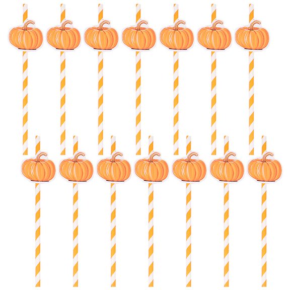 Pajita de calabaza de 80 piezas para decoraciones de Halloween
