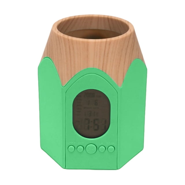 Ohufall Small Digital Alarm Clock Compact Bedside Clock Desk Clock For Student Bedroom Room Decor Battery Clock