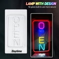 thumbnail image 2 of UPONRAY LED Open Neon Sign for Business,USB Powered Neon Open Sign with Dimmable Switch,Color Changing & Scrolling and Flashing Modes,RGB Open Sign for Shop Hotel Bar Coffee Storefront Window, 2 of 6