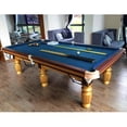 thumbnail image 3 of Cloth Cover with 6Pcs Strips for 8ft Snooker Pool Billiards & Strong - Choice of Colors , Blue, 3 of 8