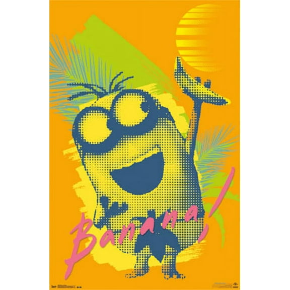 Minions - Banana Laminated Poster Print (22 x 34)