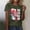 Army Green, variant on Women's 2026 USA Canada Mexico Flag Soccer Player Graphic Crew Neck Short Sleeve Loose Game Day Fan Casual T-Shirt