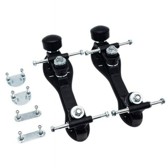 Roller Skate Base Four-Wheel Two-Row Roller Skate Bracket Skateboard Base Bottom Plate Black