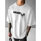 thumbnail image 1 of WHENEVER" Men's Bold Graphic Print Casual T-Shirt - 100% Polyester, Relaxed Fit, Short Sleeve, Round Neck, Machine Washable - Ideal for Spring & Summer Tee For Adult, Men, Women, Teen, Teenager, Adol, 1 of 4