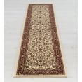 thumbnail image 2 of Concord Global  2 ft. x 7 ft. 7 in. Persian Classics Kashan - Ivory, 2 of 3