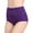Purple, variant on Womens Underwear, No Muffin Top Full Coverage Cotton Underwear Briefs Soft Stretch Breathable Ladies Panties for Women