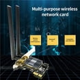 thumbnail image 4 of Tarjeta Wifi Inalámbrica Ar5B22 300Mbps Alta Velocidad Bluetooth 4.0 Transmisión Rápida Universal 2.4G / 5G Tarjeta De Red De Doble Frecuencia Para Computadora Portátil Cateissary EL011831-00, 4 of 6