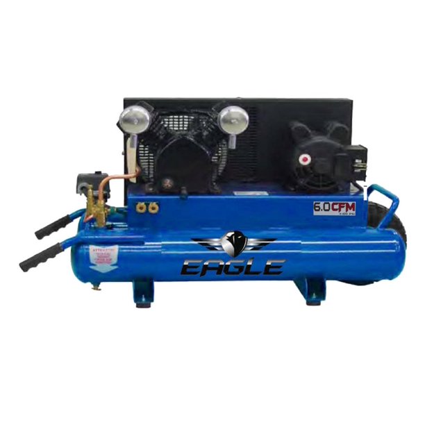 Eagle Compressor 8 Gallon Portable Electric Wheelbarrow Air Compressor