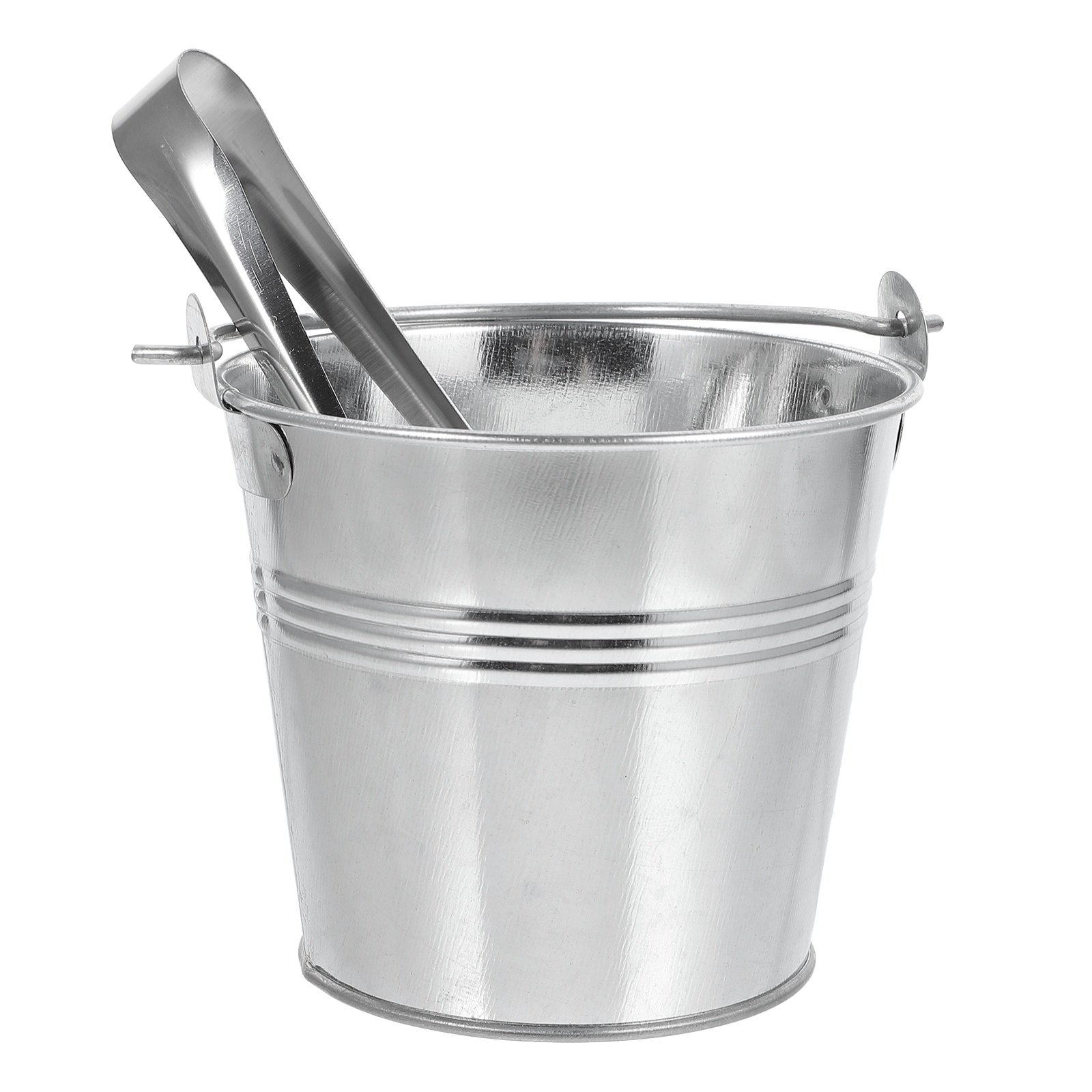 Hemoton 1pc Stainless Steel Ice Bucket Bar Ice Bucket Creative Mini Ice