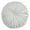 White, variant on Saro Lifestyle 6005.W14R 14 in. Round Velvet Pintucked Throw Poly Filled Pillow, White