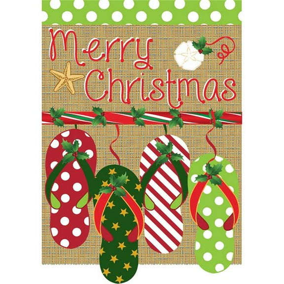 Magnolia Garden Flags 1135 13 x 18 in. Christmas Flips Garden Flag