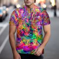 thumbnail image 4 of YDLCAFD 2023 Colorful Graffitiss 3D Printed Pigment T Shirt For Men, 4 of 4