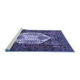thumbnail image 2 of Ahgly Company Machine Washable Indoor Rectangle Persian Blue Traditional Area Rugs, 2' x 3', 2 of 4
