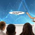 thumbnail image 3 of Whiteboard Board Pointer Retractable Telescopic 1.2 m Key Band Teacher Classroom, 3 of 5