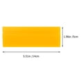 thumbnail image 2 of WRITWAA Adhesive Removing Scraper Plastic Yellow for Home Users in Car Maintenance 1Pcs, 2 of 8