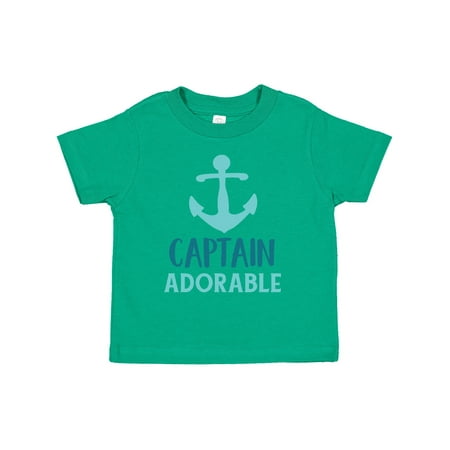 

Inktastic Captain Adorable Boat Anchor Sailor Sailing Gift Toddler Boy Girl T-Shirt