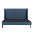 thumbnail image 2 of Box Base Cama Slim Matrimonial + Cabecera Milan Azul, 2 of 8