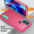 thumbnail image 5 of Allytech Rugged Case Compatible with Motorola Moto G 5G (2024) with Hidden Kickstand, [Military Grade Drop Protection] Soft TPU Hard PC Bumper Non-Slip Shockproof Full Protective Case, Rose+Mint, 5 of 8