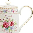 thumbnail image 2 of Gracie China Floral Bouquet 6-Piece Floral Pink Porcelain Tea Serving Set, 2 of 5