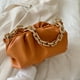 thumbnail image 2 of Bolso de mano de lujo con cadena acrílica para mujer, bolso de verano, bolso de hombro tipo nube, bolso de hombro con cadena simple a la moda, 2 of 5