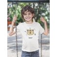 thumbnail image 2 of Cute Little Bear Face T-Shirt Toddler -Image by Shutterstock,  3 Toddler, 2 of 4