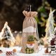 thumbnail image 5 of Reusable Christmas Wine Bottle Bag Fabric Drawstring Santa Snowman Holiday Party Decoration Gift Packaging for Festive Gatherings, 5 of 6