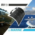 thumbnail image 2 of Renogy Flexible Solar Panel 50 Watt 12 Volt Monocrystalline Flexible Bendable Mono Off-Grid Charger for Marine RV Cabin Van Car Uneven Surfaces, 2 of 6