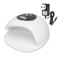 thumbnail image 1 of Secador de gel para uñas de 60 W, 39 chips de luz, temporizador, lámpara de curado de esmalte de uñas UV LED, 100-240 V, enchufe de la UE, 1 of 10