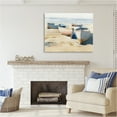 thumbnail image 3 of Stupell Industries Boats on Beach Painting Transportation Painting Gallery Wrapped Canvas Art Print Wall Art, 48 x 36, 3 of 8