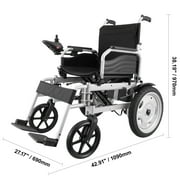 SKYSHALO 265 lbs Smart Folding Electric Wheelchair Power Chair