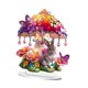 thumbnail image 4 of Adorno de 2D, accesorios de exhibición de adorno de mesa, patrón de conejo acrílico plano ligero, decoración de Pascua para fiesta temática Estilo C, 4 of 8