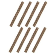 8pcs 1/4"-20 Fully Threaded Rod Bar Studs for Furniture Mounting Assembly 2" Length