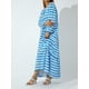 thumbnail image 3 of Txlixc Vestido Largo con Estampado Geométrico para Mujer, Vestido Suelto de Manga Larga con Escote en V para Primavera, Verano Txlixc Moda, 3 of 9