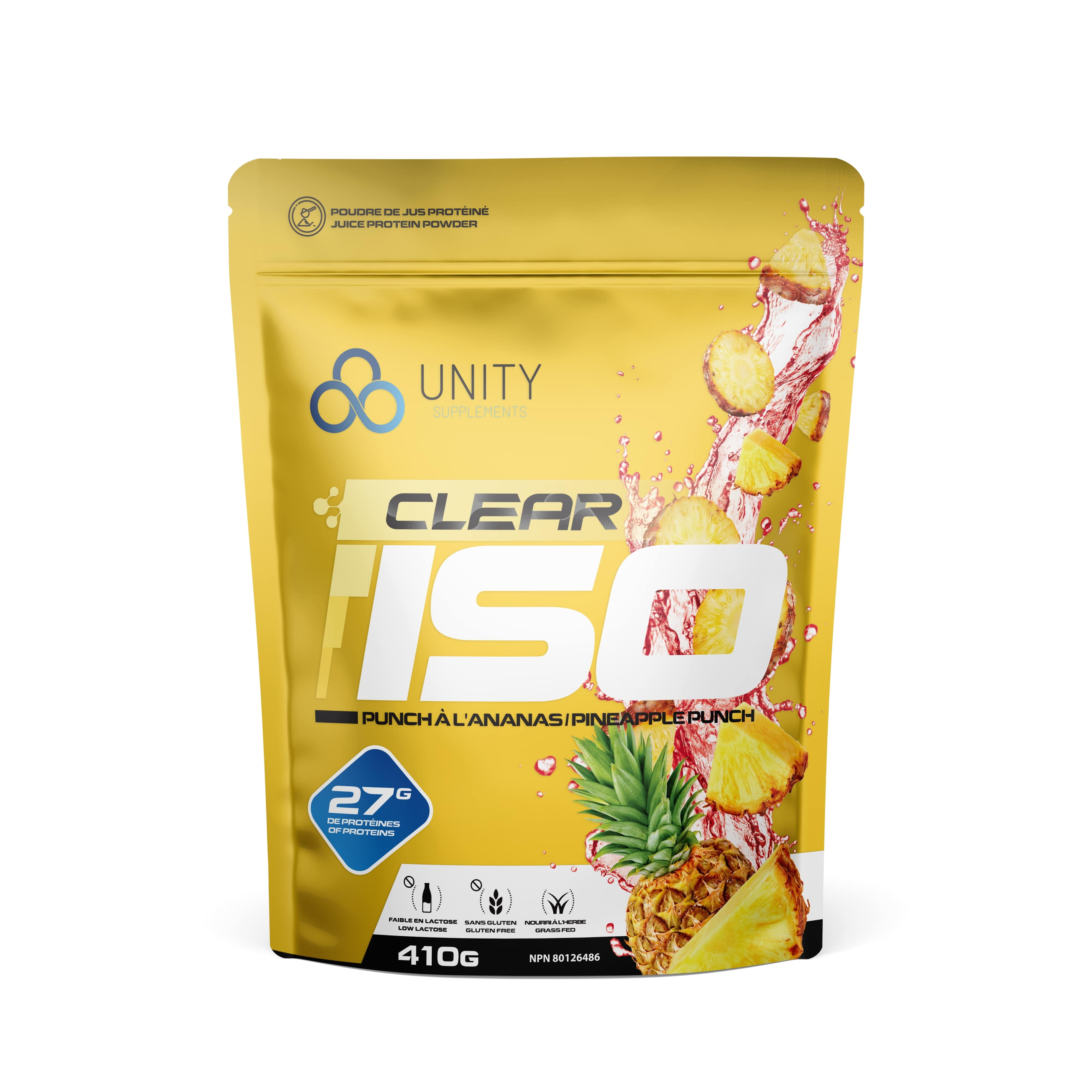 Unity Supplements Unity Supplements - Juice Protein 410g - Pineapple Punch Dietary Supplements