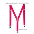 thumbnail image 3 of SAYFUT Suspenders 1" Wide Adjustable Braces Elastic Shoulder Strap Work Suspenders with Clips Y-back Style Mens Suspenders Wide Adjustable Elastic Braces, 3 of 5