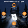 thumbnail image 6 of Solar Clip Light with Motion Sensor, Portable Waterproof LED Outdoor Light for Fence, Patio, Garage, and Garden Decoration, 6 of 7