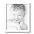 thumbnail image 2 of ArtToFrames 10" x 12" Contemporary White Picture Frame, 10x12 inch White Wood Poster Frame (WOM-4164), 2 of 8