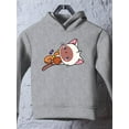 thumbnail image 3 of Cute Mewmmy W Candy Hoodie Toddler -Image by Shutterstock,  4 Toddler, 3 of 4