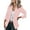 Rose, variante sur Avamo Cardigan pour Femmes Veste à Manches Longues Vestes de Bureau Blazers de Couleur Unie Blazer Ajusté Manteau de Bureau Gris Pâle 3TG