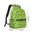 thumbnail image 2 of Salouo Daisies Flowers Print Laptop Backpack 16.5'' Daypack Carry On Backpack for Men Women Outdoor Bag Laptop Sleeve and Dual for Weekender/Business/Hiking-One Size, 2 of 6