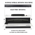 thumbnail image 4 of S20A Electric Card Loose-Leaf Punching Machine Spiral Plastic Ring Binding And Punching Machine Single Coil Binding Machine ,Pinpoint Punching, 4 of 7