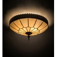 thumbnail image 7 of Meyda Tiffany 195578 Vincent Honeycomb 3 Light 15" Wide Semi-Flush Bowl Ceiling Fixture -, 7 of 7
